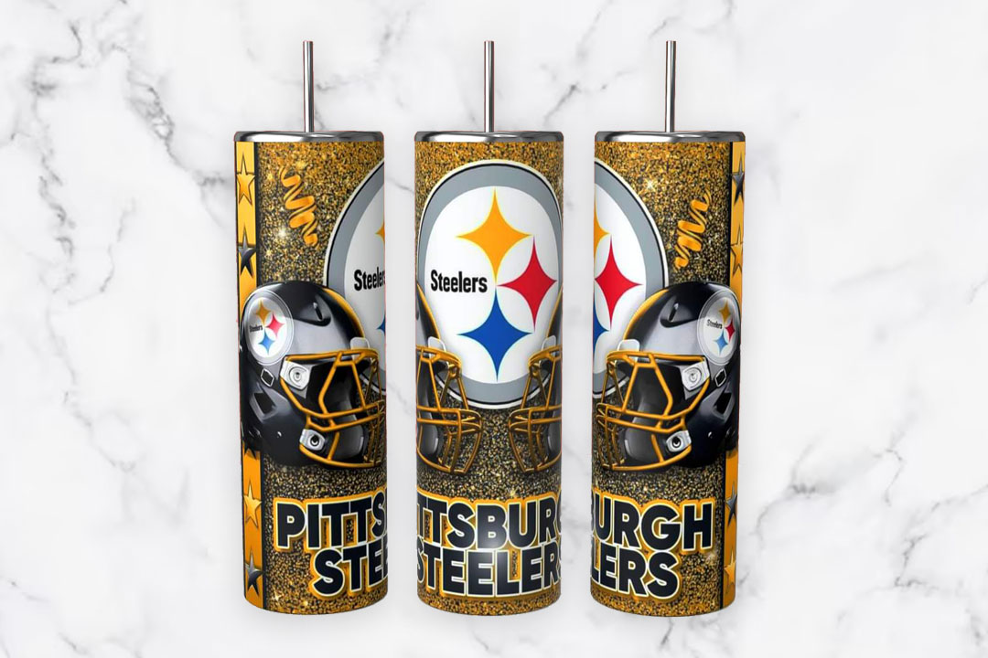 Pittsburgh Steelers Stainless Steel Tumbler · Krave Designs Custom
